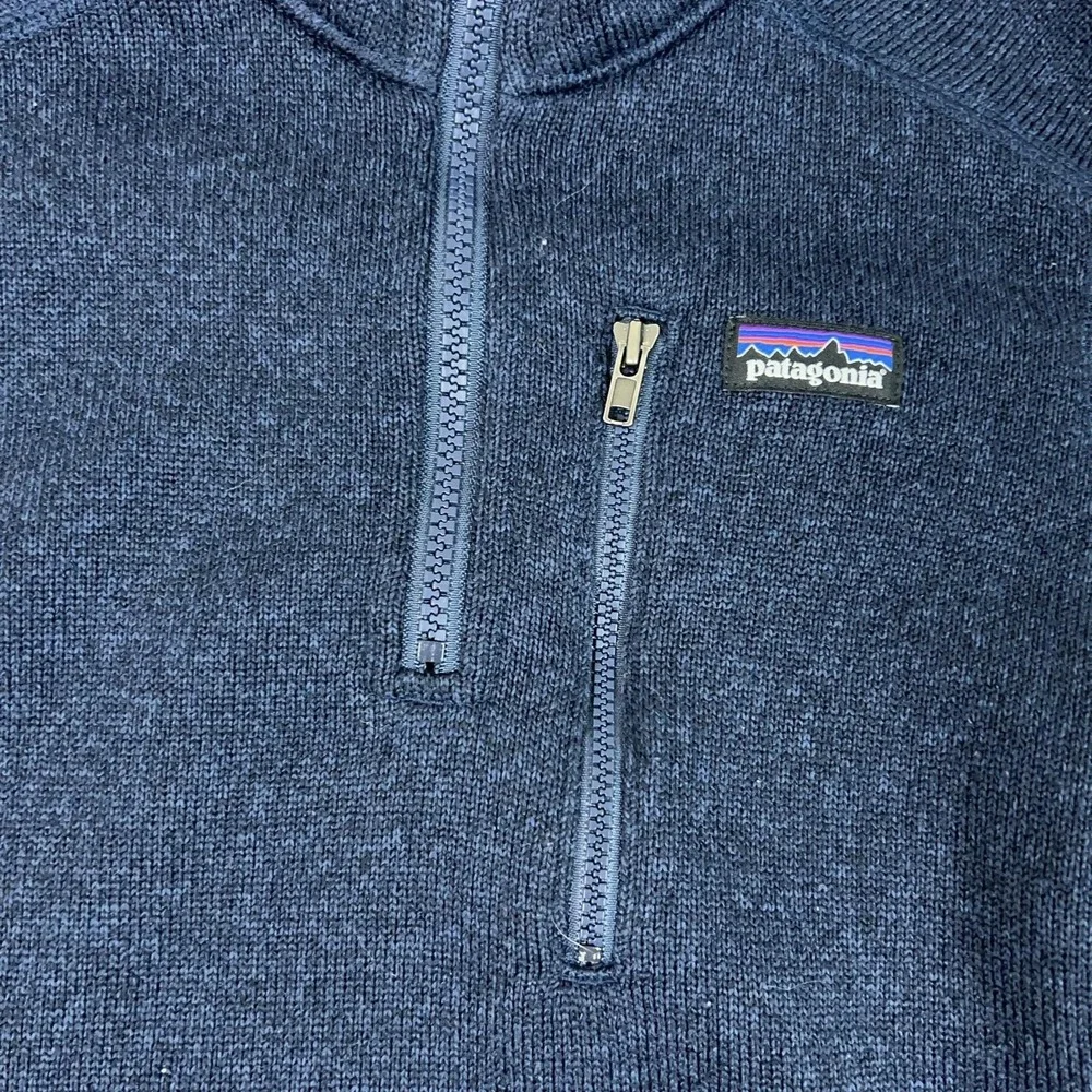 Patagonia Jacket Boys Small Blue 1/4 Zip Fleece Better Sweater Pullover Hiking